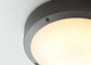 12W IP54の黒の円形のバルコニーの浴室のための同じ高さの台紙の天井灯