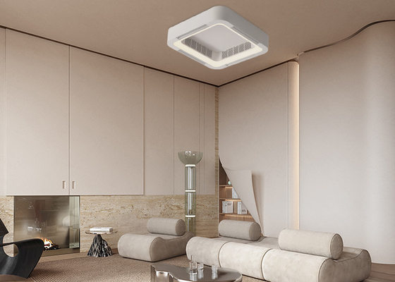 葉の天井に付いている扇風機ランプの世帯の寝室の居間の見えないエアコンの扇風機の天井に付いている扇風機ランプ無し