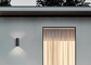 屋外の壁ランプLEDの防水二重ヘッド貝E27の現代簡単な庭ランプ