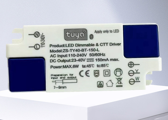 6W 2 色ワイヤレス インテリジェント LED 調光ドライバー ダウンライト グラフィティ ブルートゥース