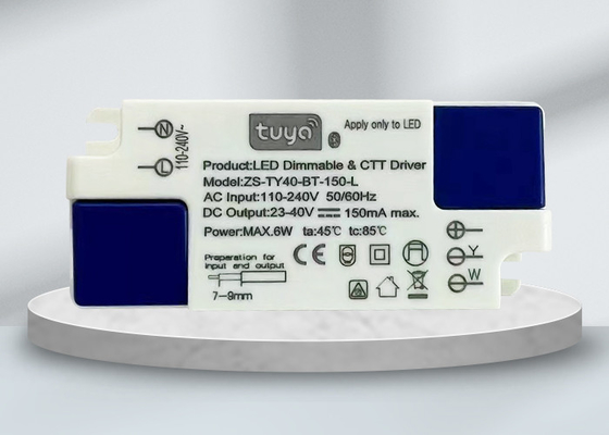 6W 2 色ワイヤレス インテリジェント LED 調光ドライバー ダウンライト グラフィティ ブルートゥース