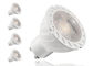 7W Dimmable GU10 MR16の穂軸LEDのスポットライトの球根の暖かく冷たい白